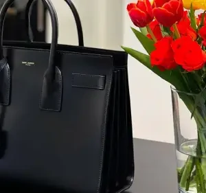 YSL Sac de jour in grained leather - small